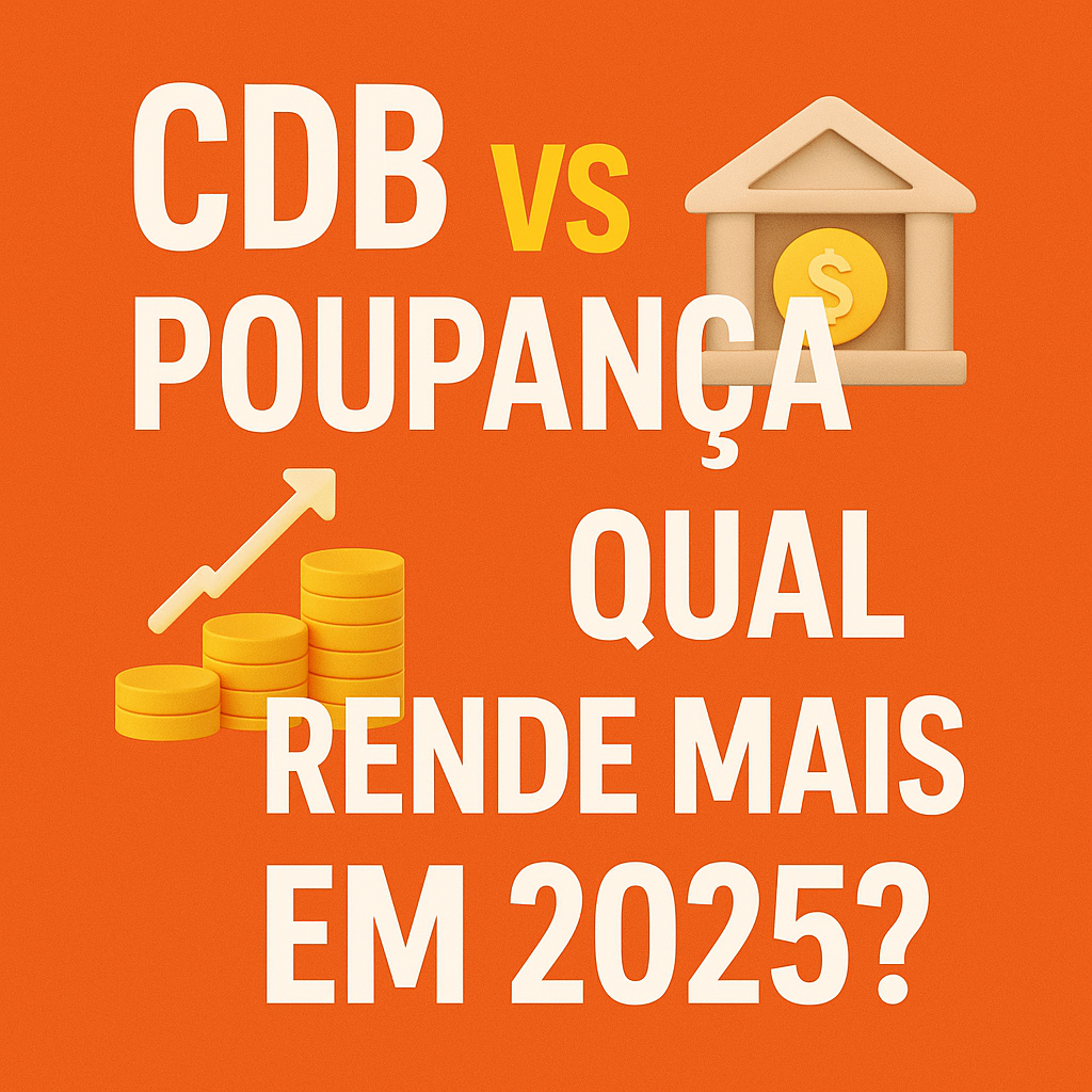 CDB ou Poupança: Qual Rende Mais em 2025? Veja a Comparação Completa