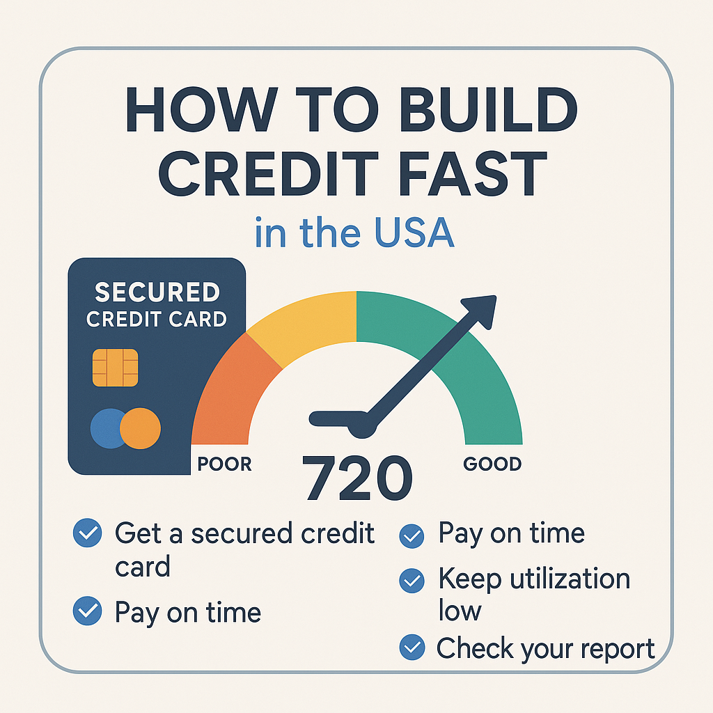 How to Build Credit Fast in the USA (2026 Guide)