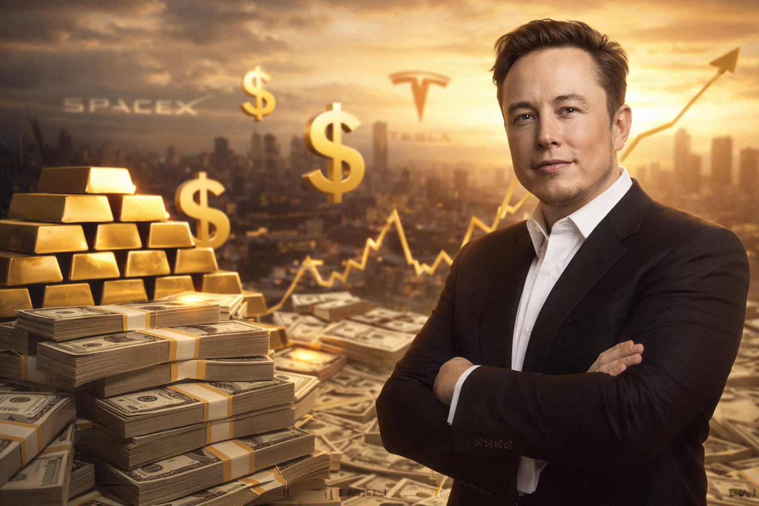 Elon Musk’s Massive Net Worth: How One Man Reached Near-Trillion-Dollar Influence