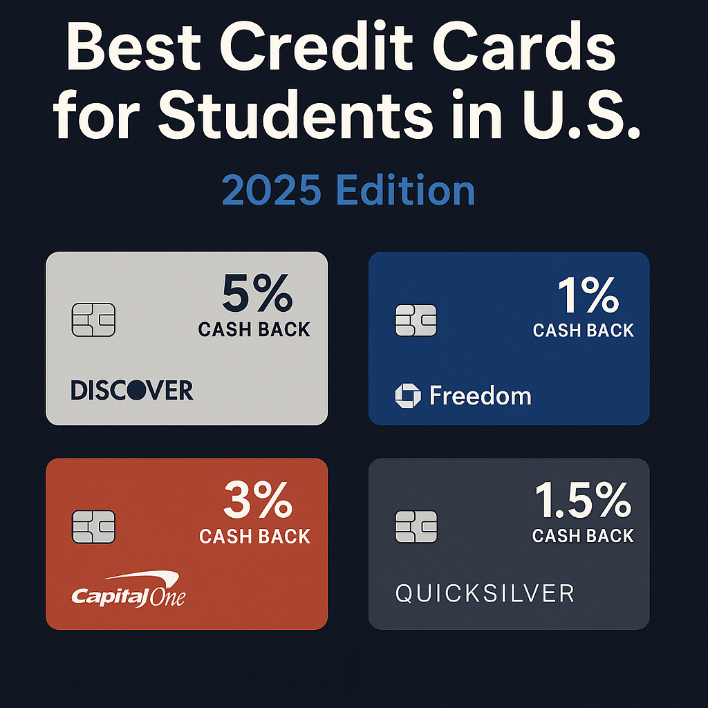 Best Credit Cards for Students in the U.S. (2025 Edition)