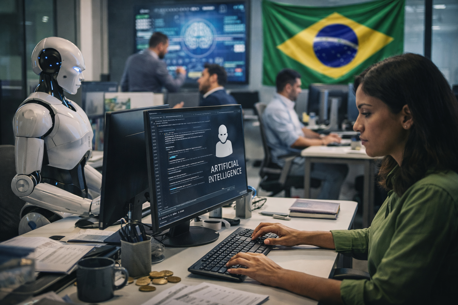 Inteligência artificial já está mudando o mercado de trabalho no Brasil