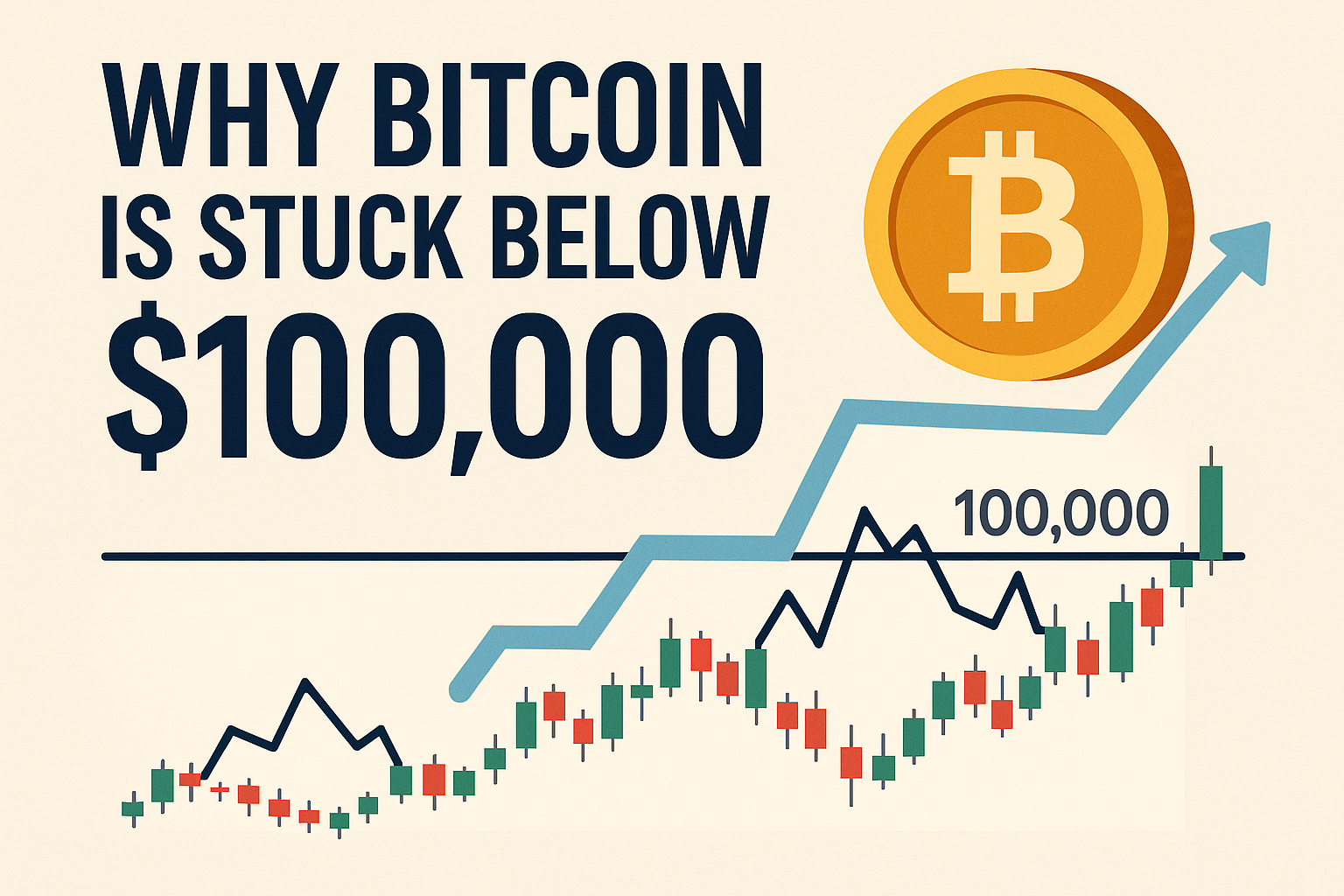 Why Bitcoin Is Stuck Below $100,000 — And What It Means for Investors
