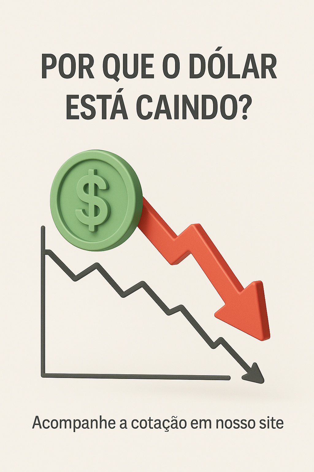 Por que o dólar está caindo? Entenda as causas e o impacto no Brasil