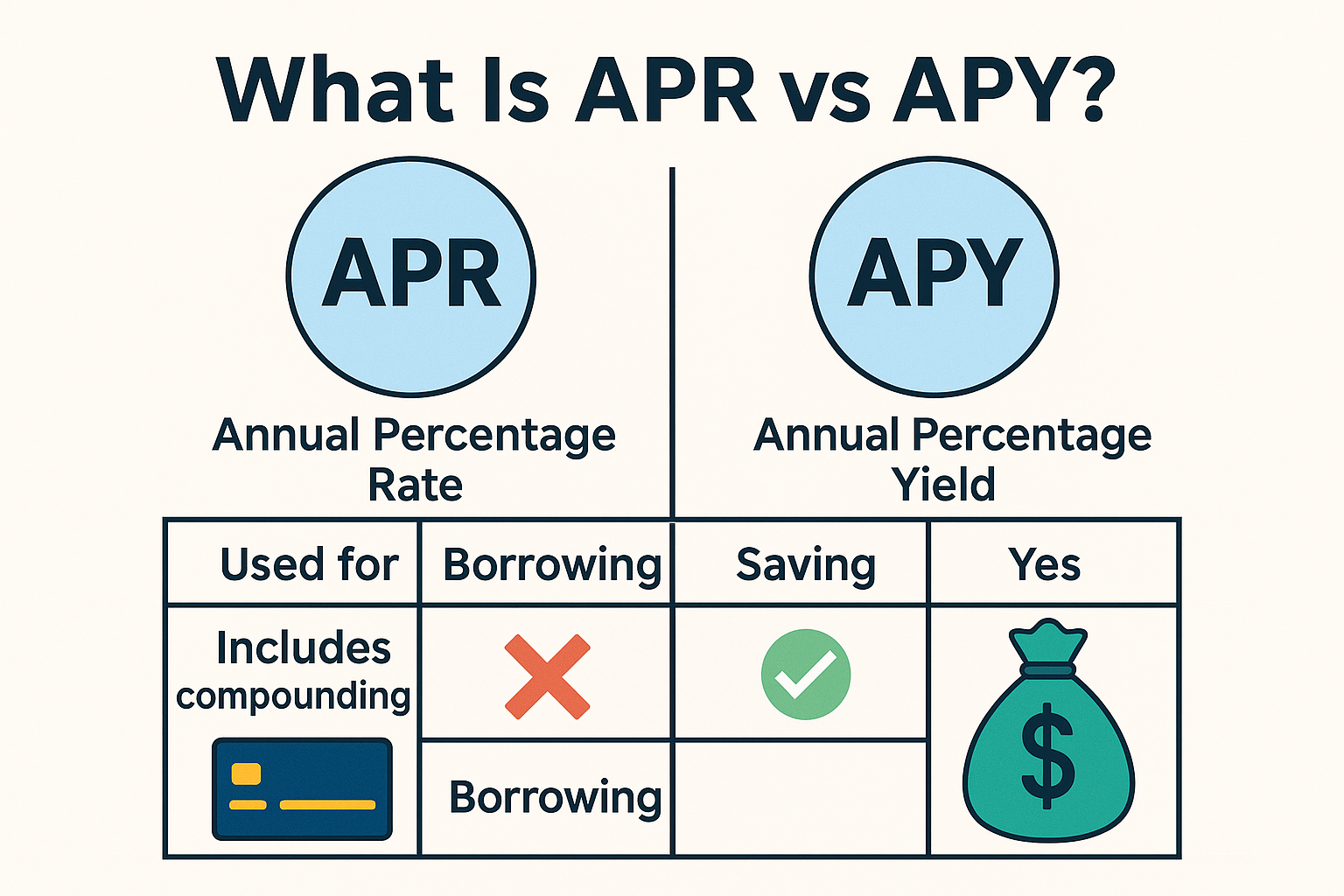 What Is APR vs APY? Understanding the Difference (Simple Guide)