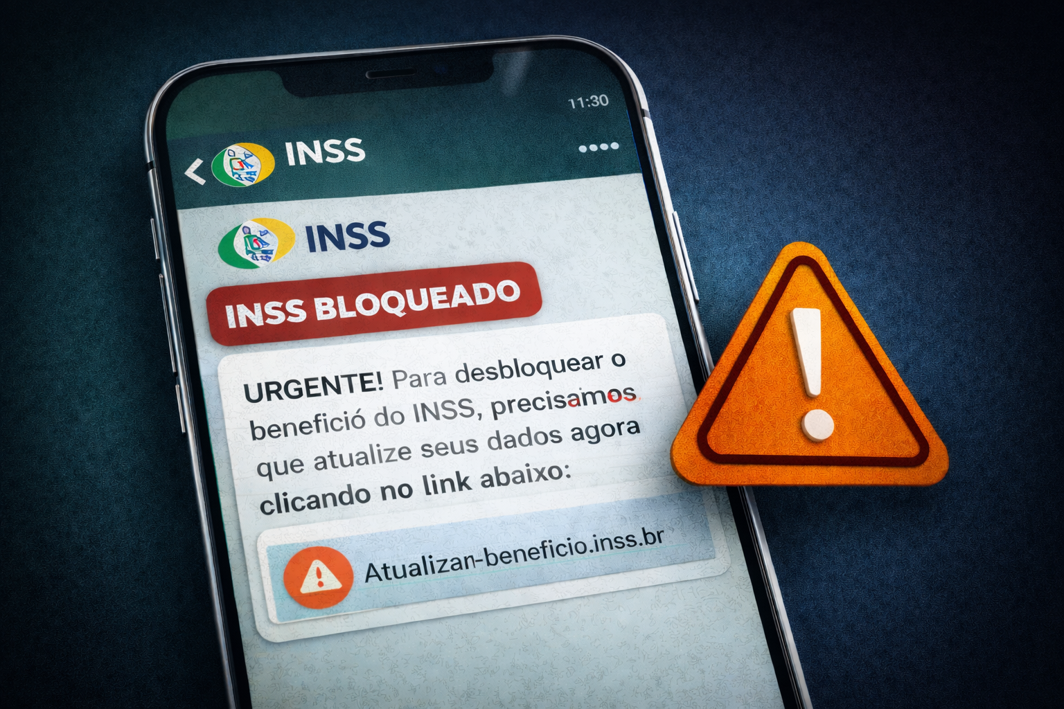Mensagem do INSS no WhatsApp: posso confiar ou é golpe?