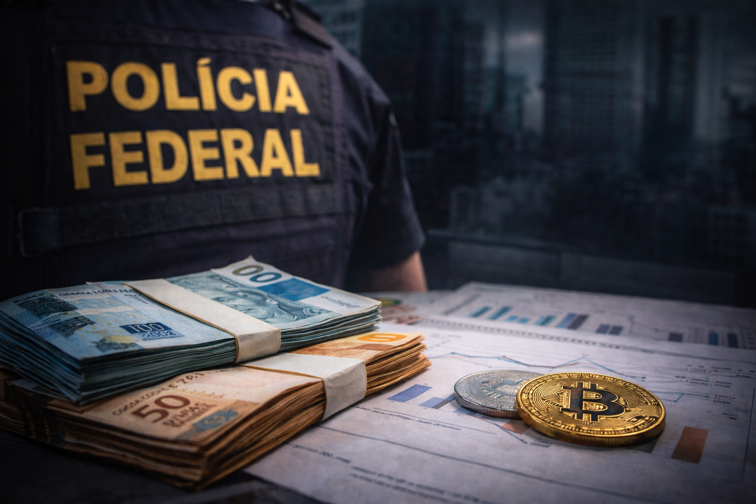 Polícia Federal apura R$ 2,8 bi em operações do Banco Master com empresa sob suspeita de ligação com o PCC