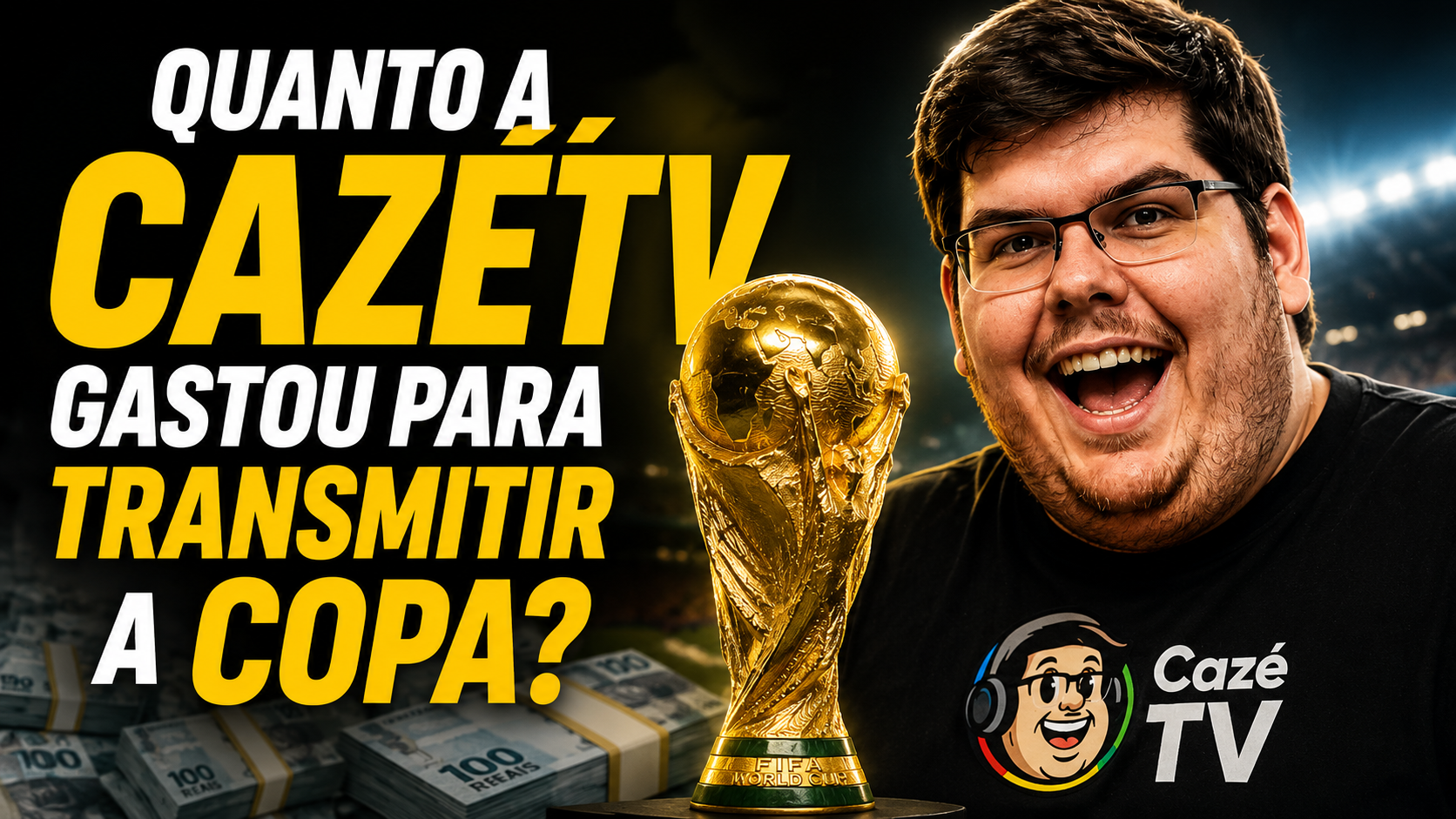 Quanto o Cazé pagou pelos direitos da Copa do Mundo? Entenda o valor real e como funciona o negócio da CazéTV